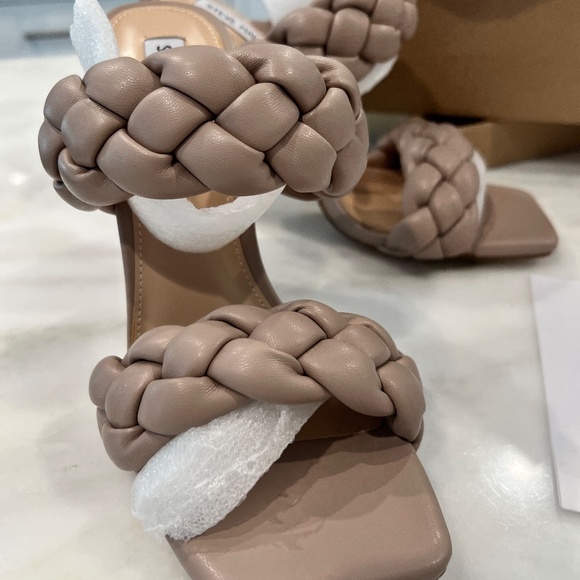 NIB Steve Madden Kenley Braided Slide Sandal in Taupe 9M - Picture 7 of 15